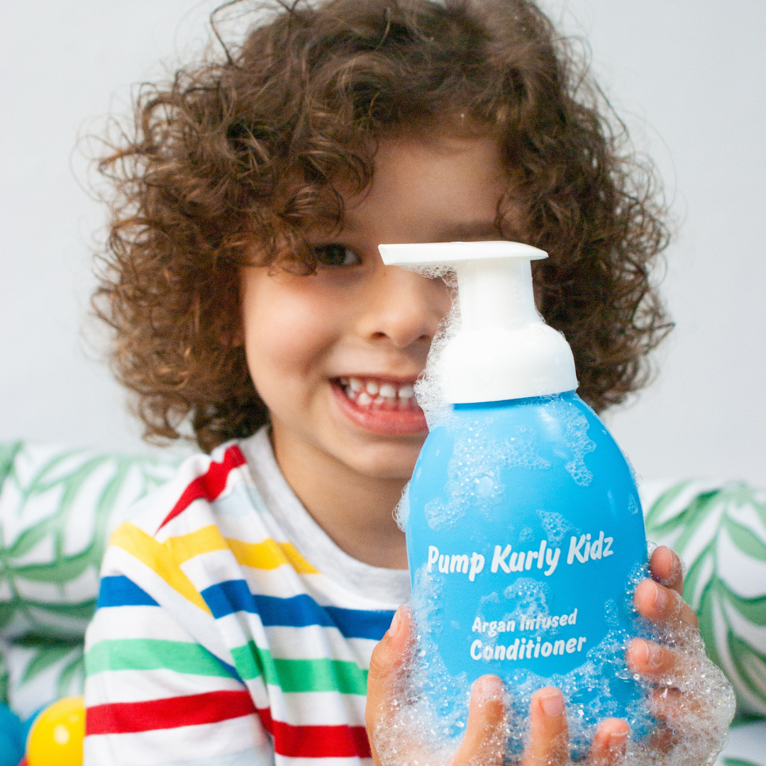 Pump Kurly Kidz Argan Infused Conditioner